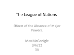 The League of Nations