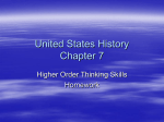 United States History Chapter 7