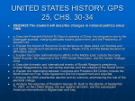 united states history, gps 25, chs. 30-34