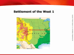 Settlement of the West 1