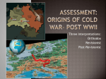 Assessment: Origins of Cold War