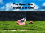 The Great War “World War One”
