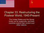 Post WWII and Chinese Civil War