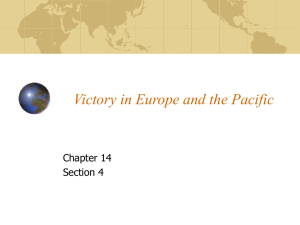 Victory in Europe and the Pacific