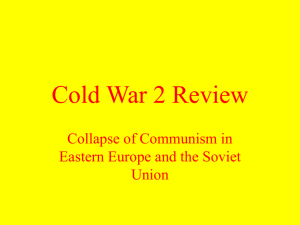 Collapse of Communism