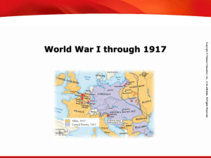 WWI PowerPoint