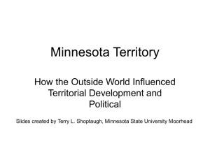 Organizing the Land - Minnesota State University Moorhead