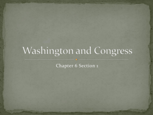 Washington and Congress