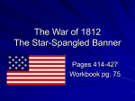 The War of 1812 The Star