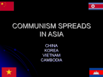 communism spreads in asia