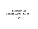 Expansion and Industrialization(1860