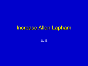 Increase Lapham