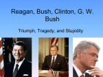 Reagan, Bush, and Clinton