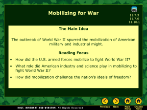 13_4 Mobilizing for War with Pair Share