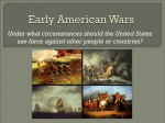 Early American Wars - Lincoln Park High School