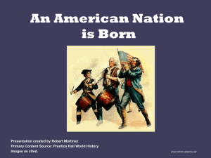 An American Nation is Born