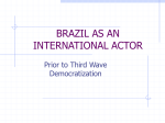 brazil as an international actor