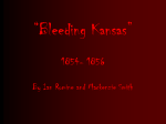 Bleeding Kansas - HarringtonCivilWar
