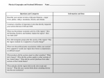 Physical Geography and Sectional Differences Template