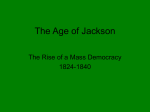 The Age of Jackson - The United States with Neil Saunders Part 1.