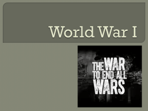 World War I