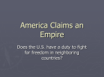 America Claims an Empire - StricklandUSHistory1302