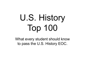 U.S. History Top 100