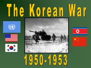 US History Chapter 12 The Korean War 1950-1953
