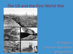 The US and the First World War