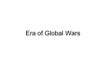 Era of Global Wars
