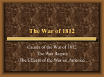 War of 1812 - Doral Academy Preparatory