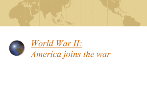 World War II: America joins the war