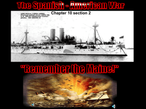 Ch.10 sec.2 The Spanish-American War
