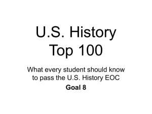 US History Top 100