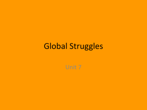 Global Struggles