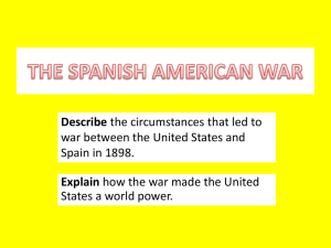 spanish american war ppt