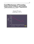 Cost-Effectiveness of Preventing Tuberculosis in Prison Populations Reported TB Cases, United States, 1953–97