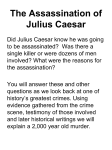 The Assassination of Julius Caesar