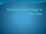 Chapter 27 Tradition and Change in East Asia