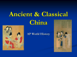 Chap 2 Classical China