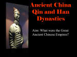 Qin and Han China