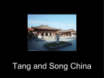 Tang and Song China