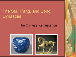 The Sui-Tang-Song Dynasties