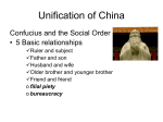 Unification of China