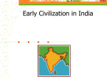 Early Civilization in India