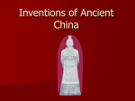Inventions of Ancient China