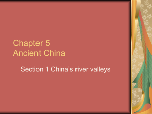 Chapter 5 Ancient China