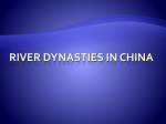 River Dynasties in CHINA