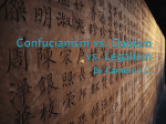 Confucianism vs Daoism vs Legalism