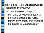 Ancient China - Social Studies!